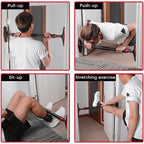 FitBangla Pro Adjustable Door Pull Up Bar  Heavy Duty Chin Up Bar | Push Up Bar | Core & Upper Body Trainer | No Drill Installation